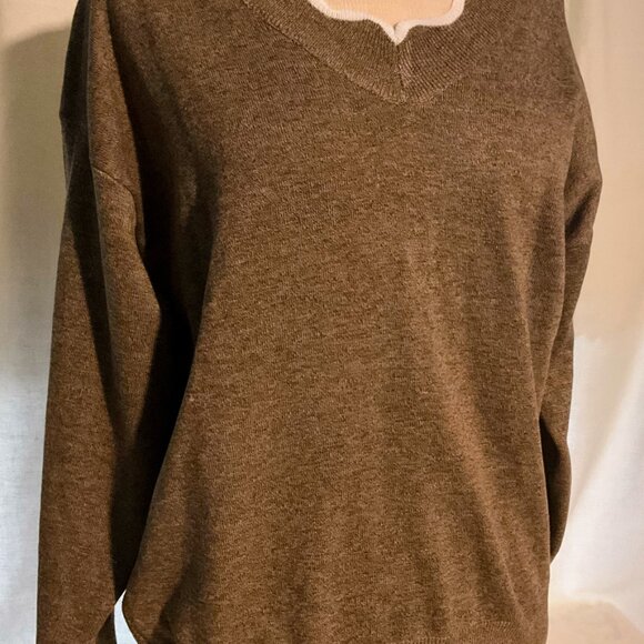 SOPHISTICATED! Italian Merino Wool Sweater - Picture 3 of 6